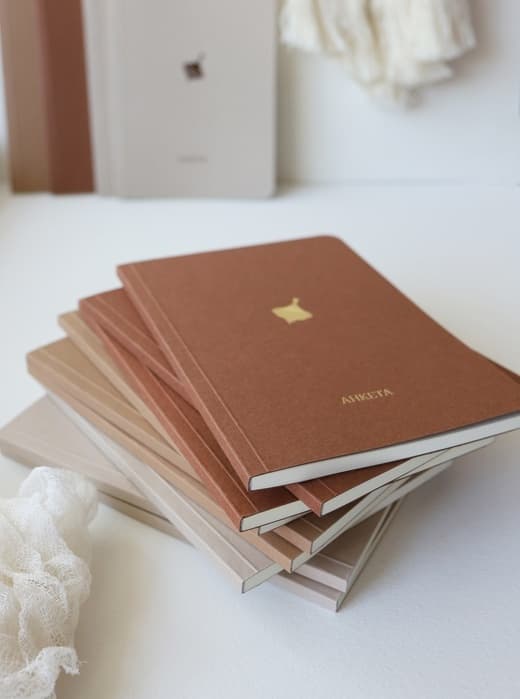 Анкета для ребенка, кремовая