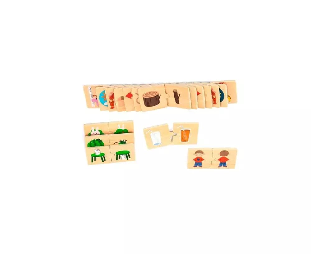 Головоломка соедини противоположности, 24 элемента