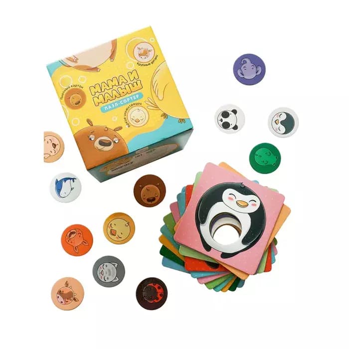 Пазл-сортер Мама и малыш