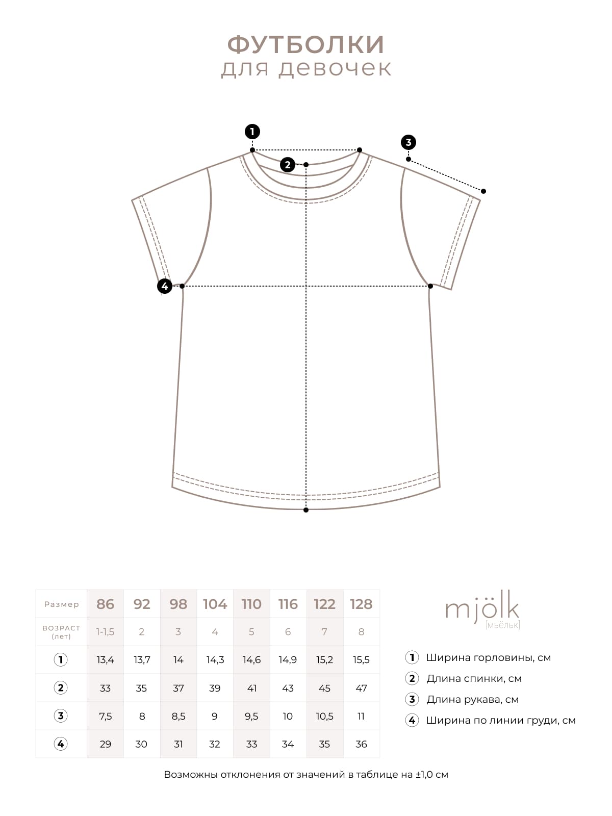 Футболка Mjolk Солнышки серые