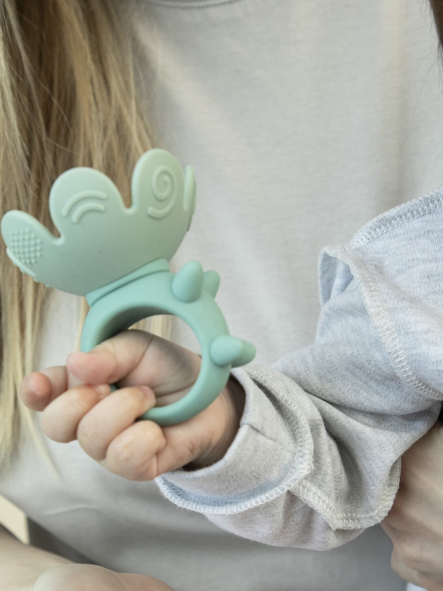 Игрушка-прорезыватель FLORAL LION, Pistachio