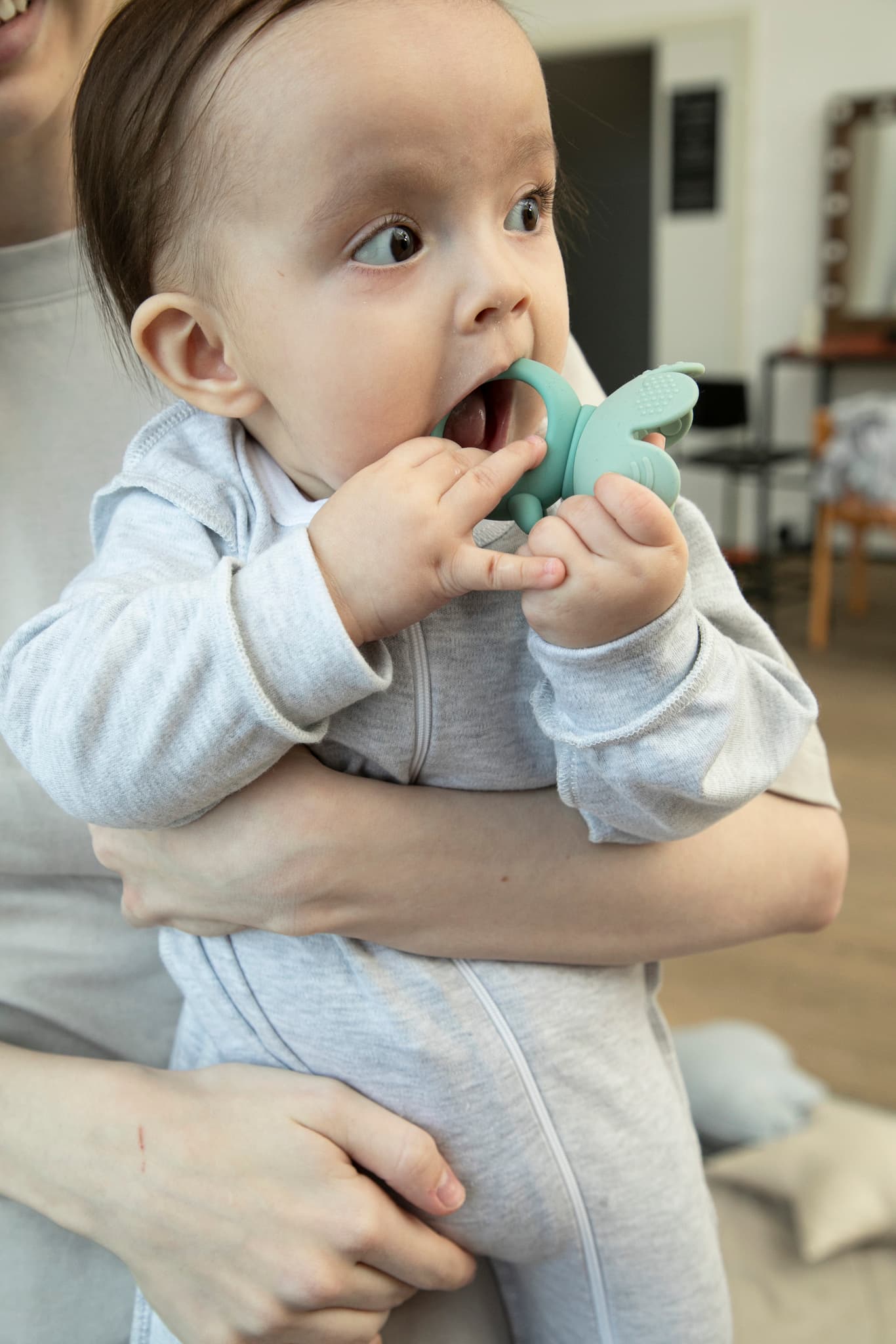 Игрушка-прорезыватель FLORAL LION, Pistachio