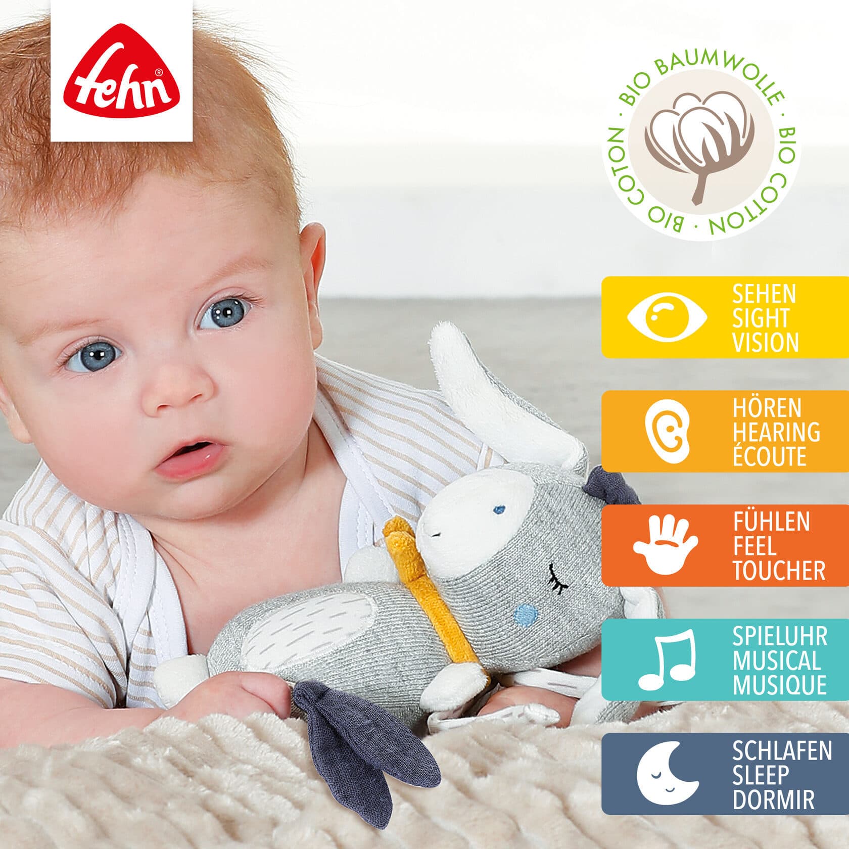 Музыкальная игрушка-подвеска Ослик