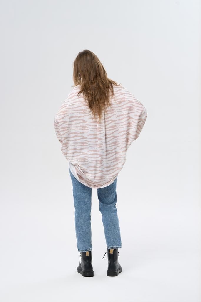 Рубашка oversize, Зебра