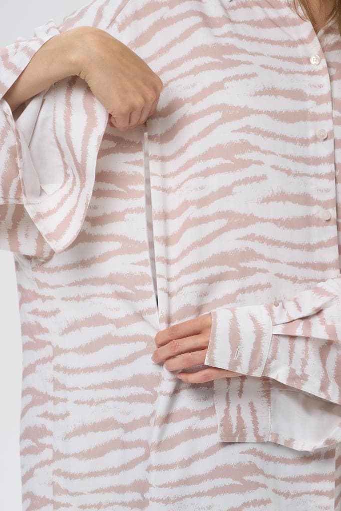 Рубашка oversize, Зебра