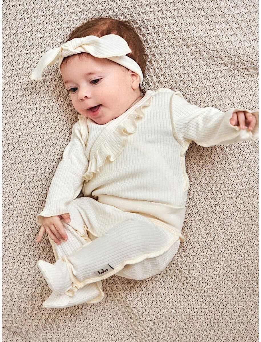 Ползунки в рубчик, Экрю