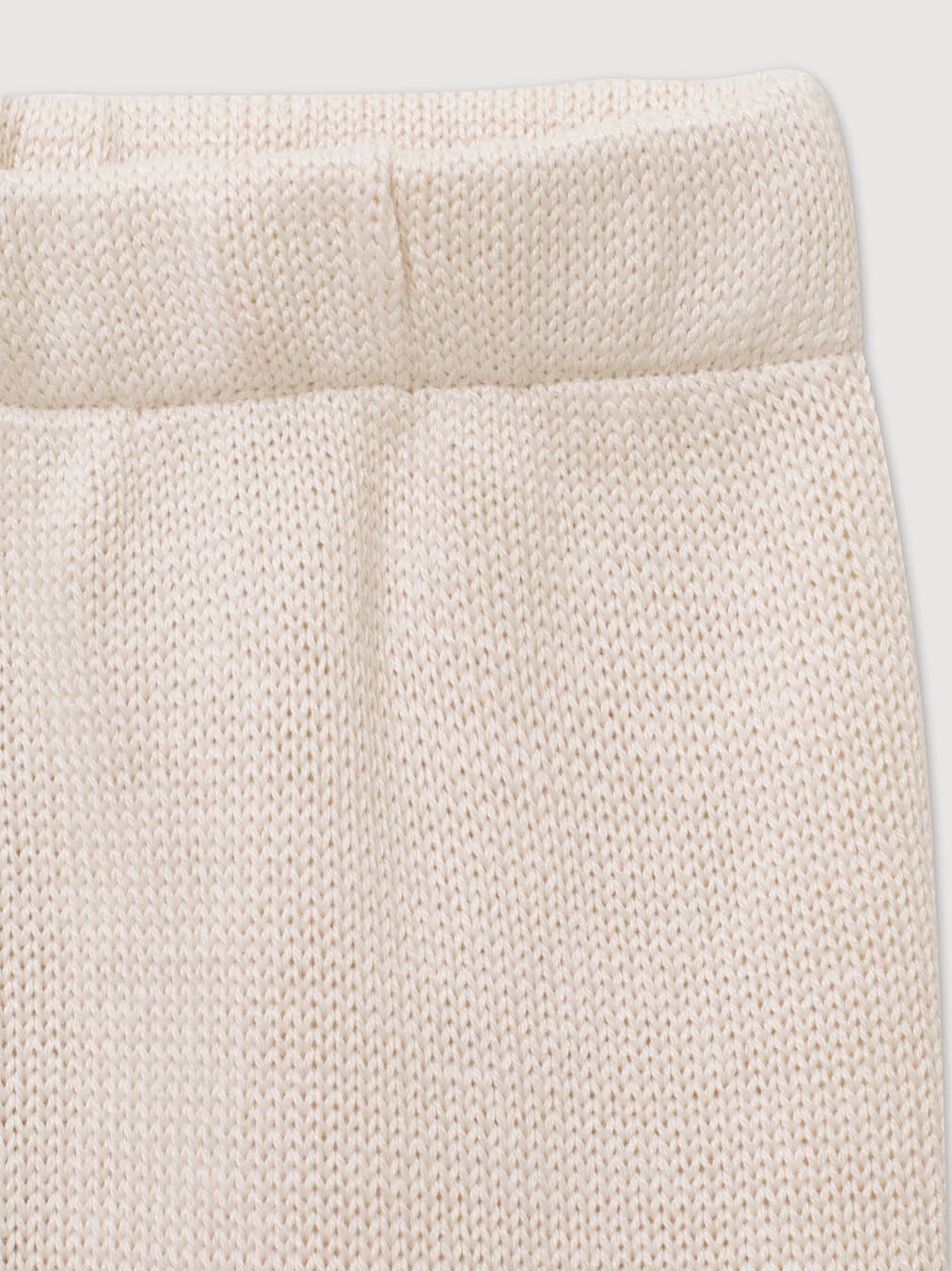 Широкие вязаные брюки, Молоко