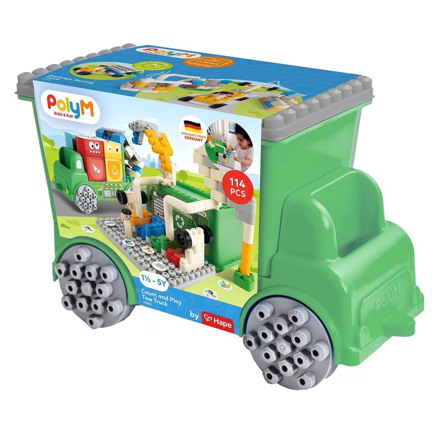 Конструктор "Креатив", Грузовик для сортировки мусора