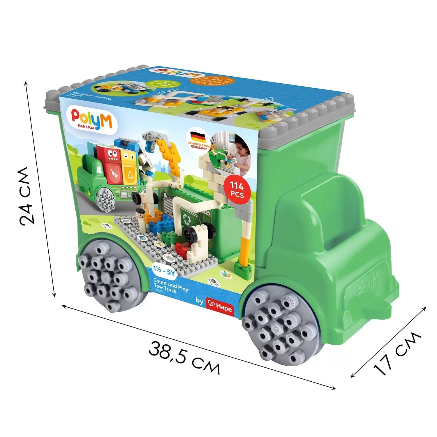 Конструктор "Креатив", Грузовик для сортировки мусора