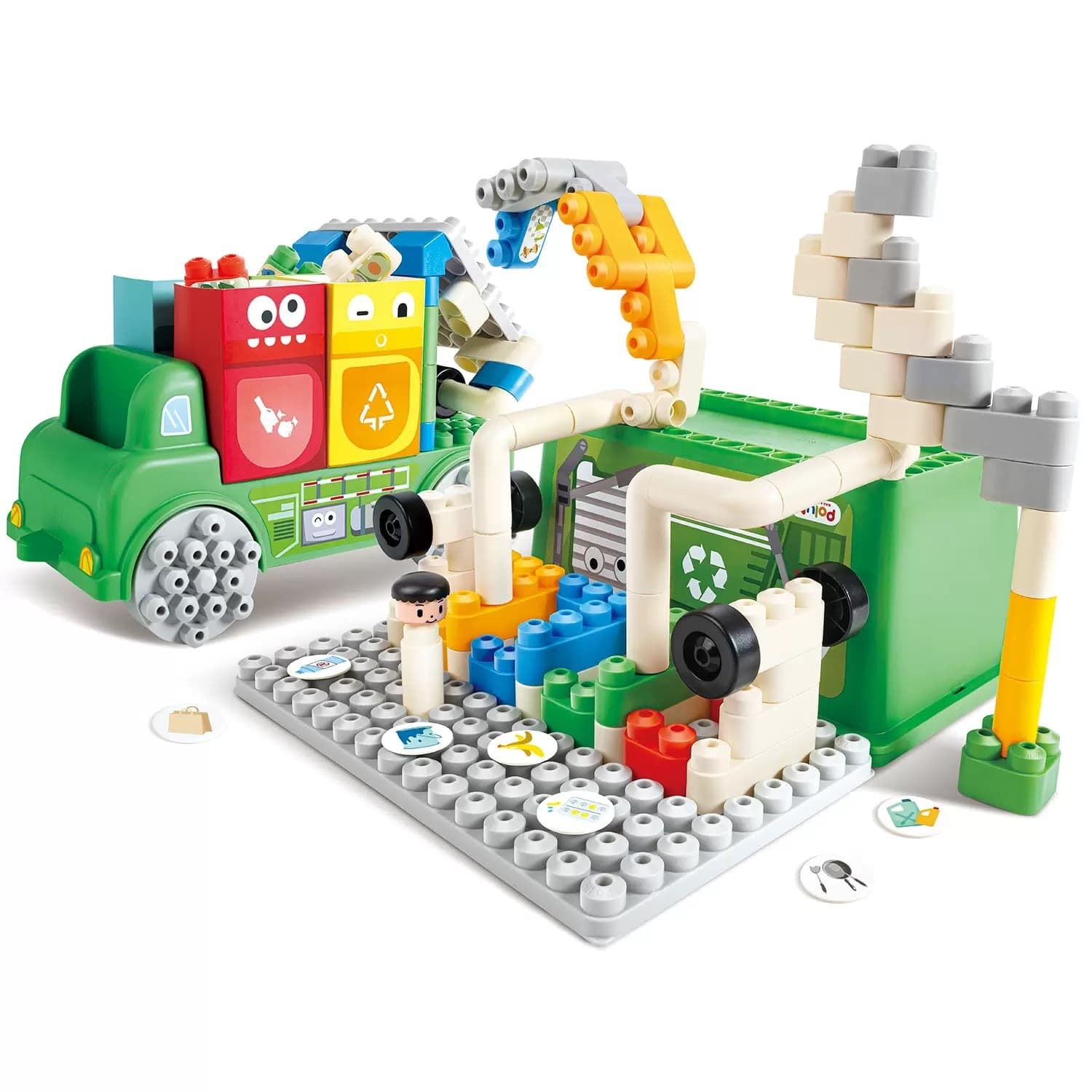 Конструктор "Креатив", Грузовик для сортировки мусора