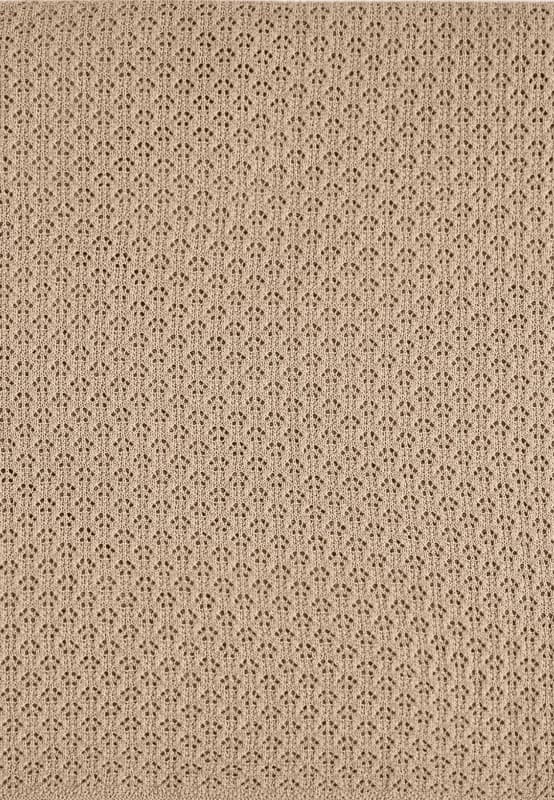 Плед-пеленка ажурная, Капучино