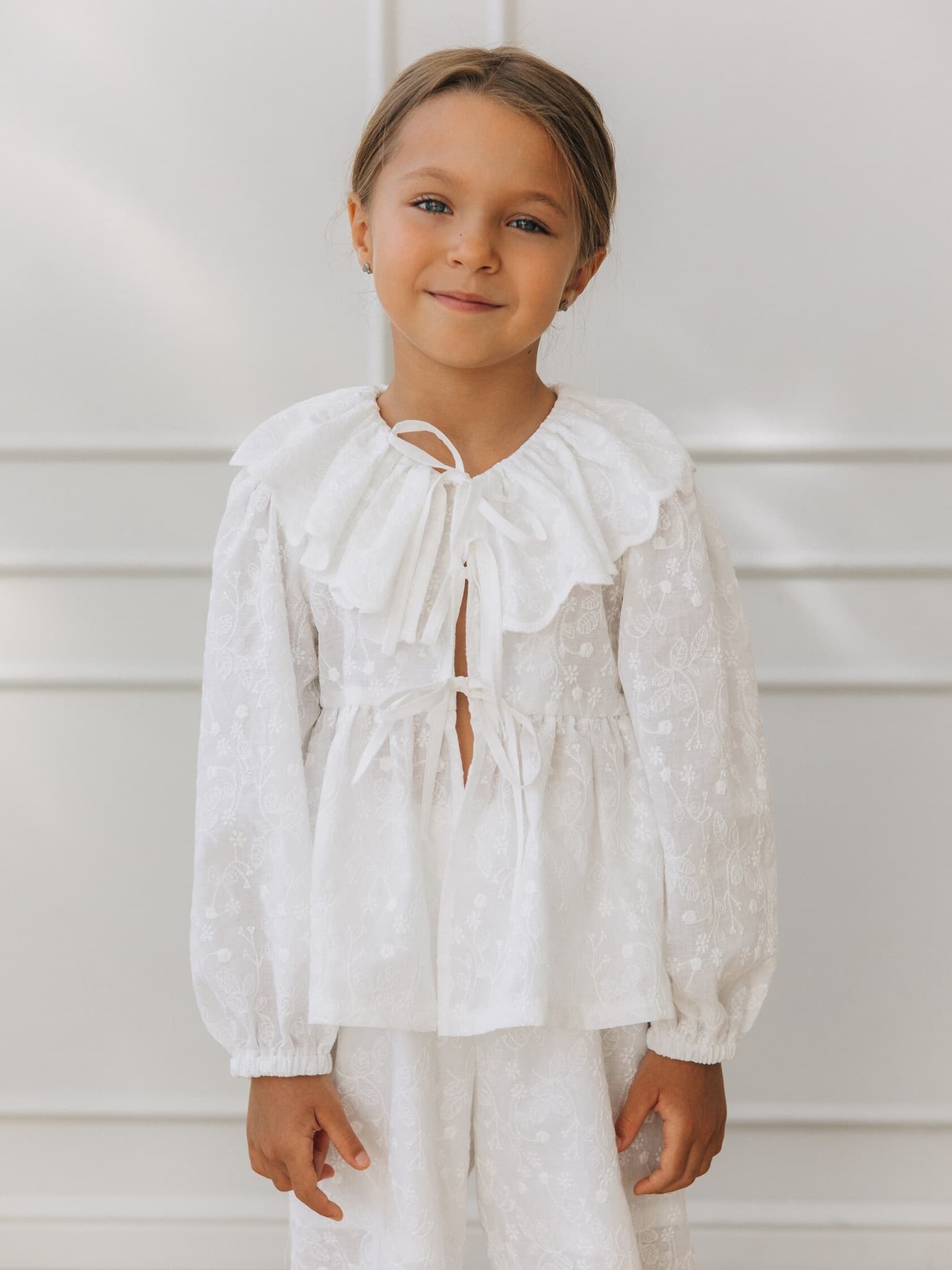 Блузка из шитья "Мия", Молоко