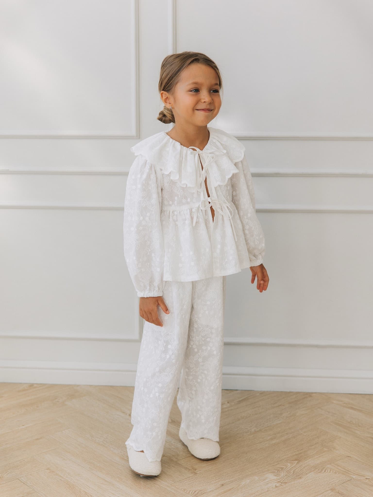 Блузка из шитья "Мия", Молоко