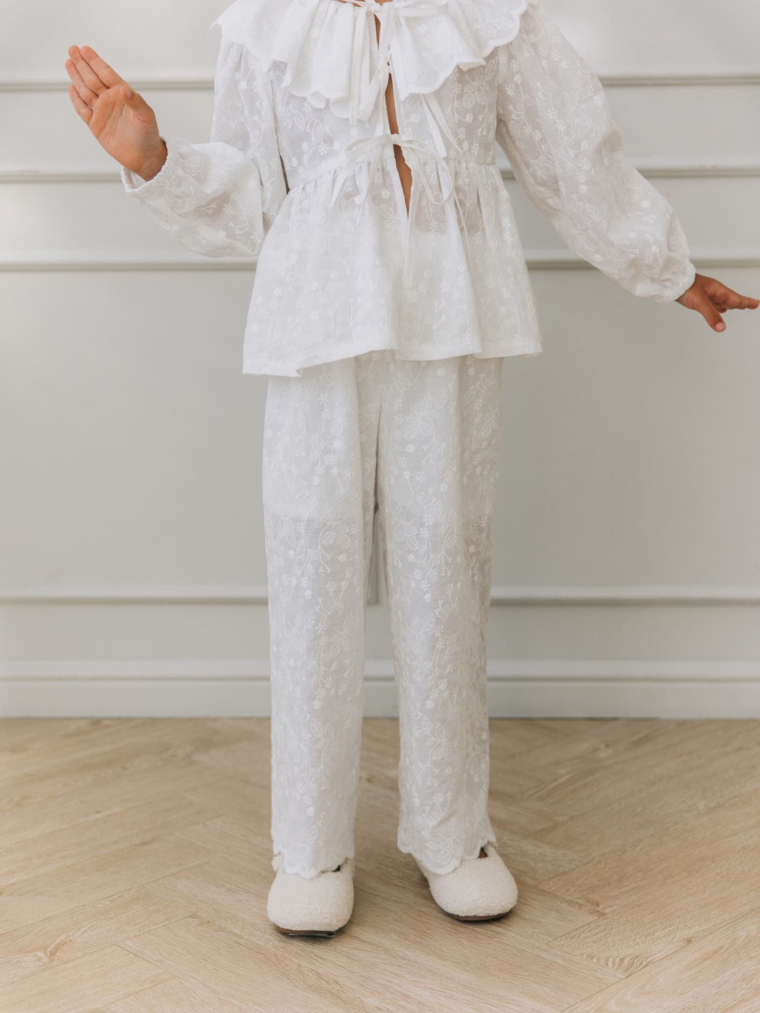 Брюки из шитья "Мия", Молоко