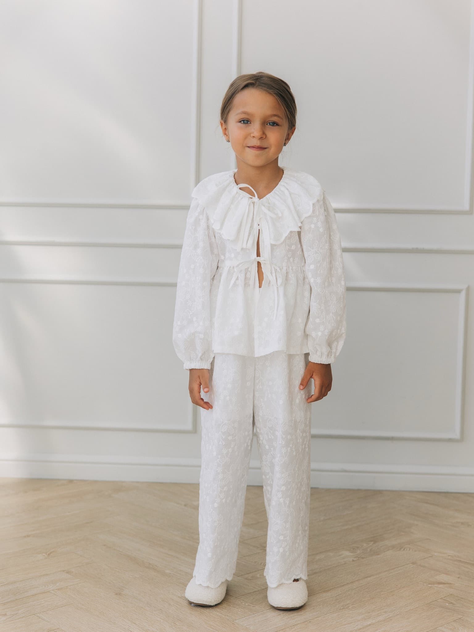 Блузка из шитья "Мия", Молоко