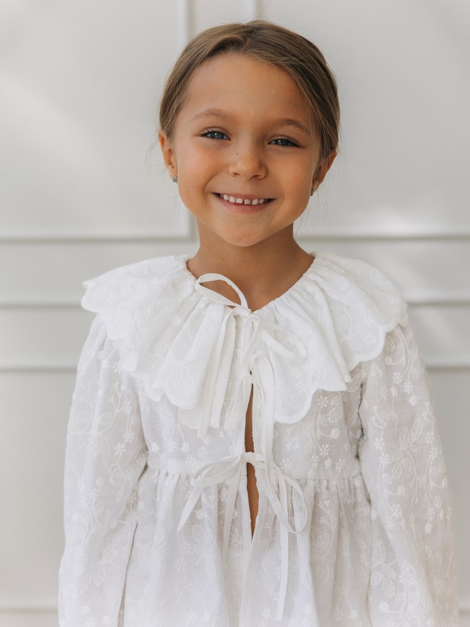 Блузка из шитья "Мия", Молоко