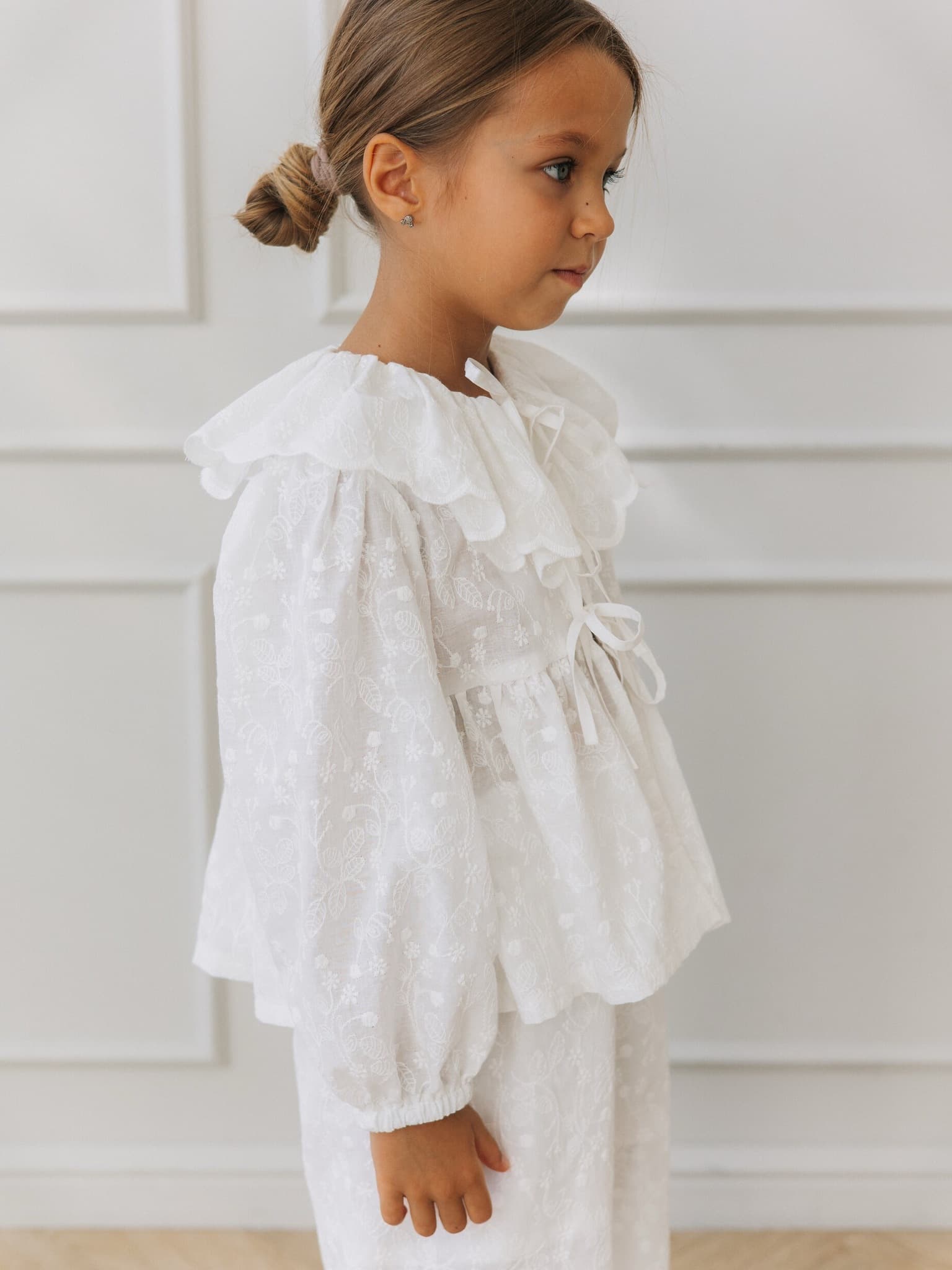 Блузка из шитья "Мия", Молоко