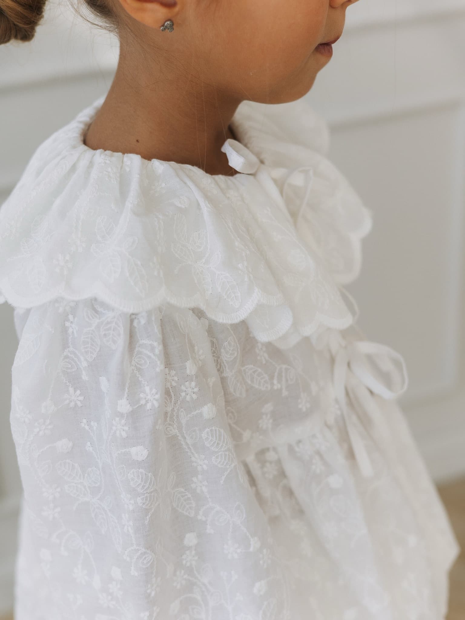 Блузка из шитья "Мия", Молоко