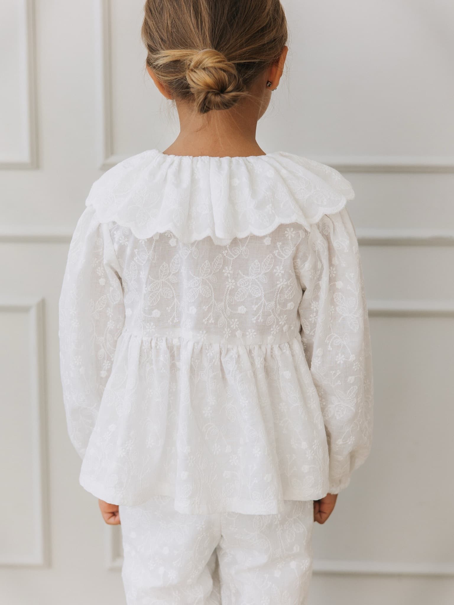 Блузка из шитья "Мия", Молоко