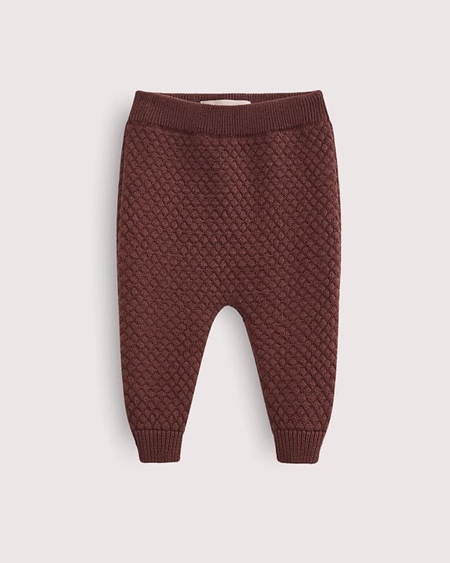 Штанишки вязаные Loomknits, Шоколад