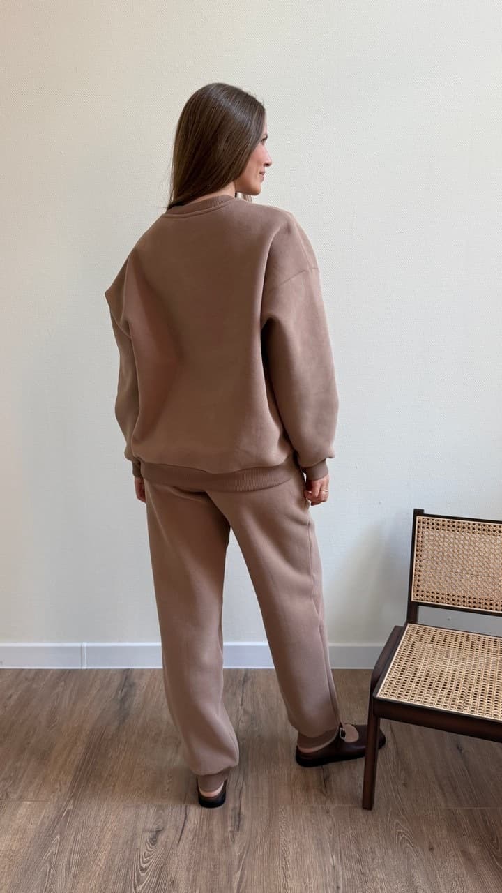 Брюки премиум утепленные, Мокко