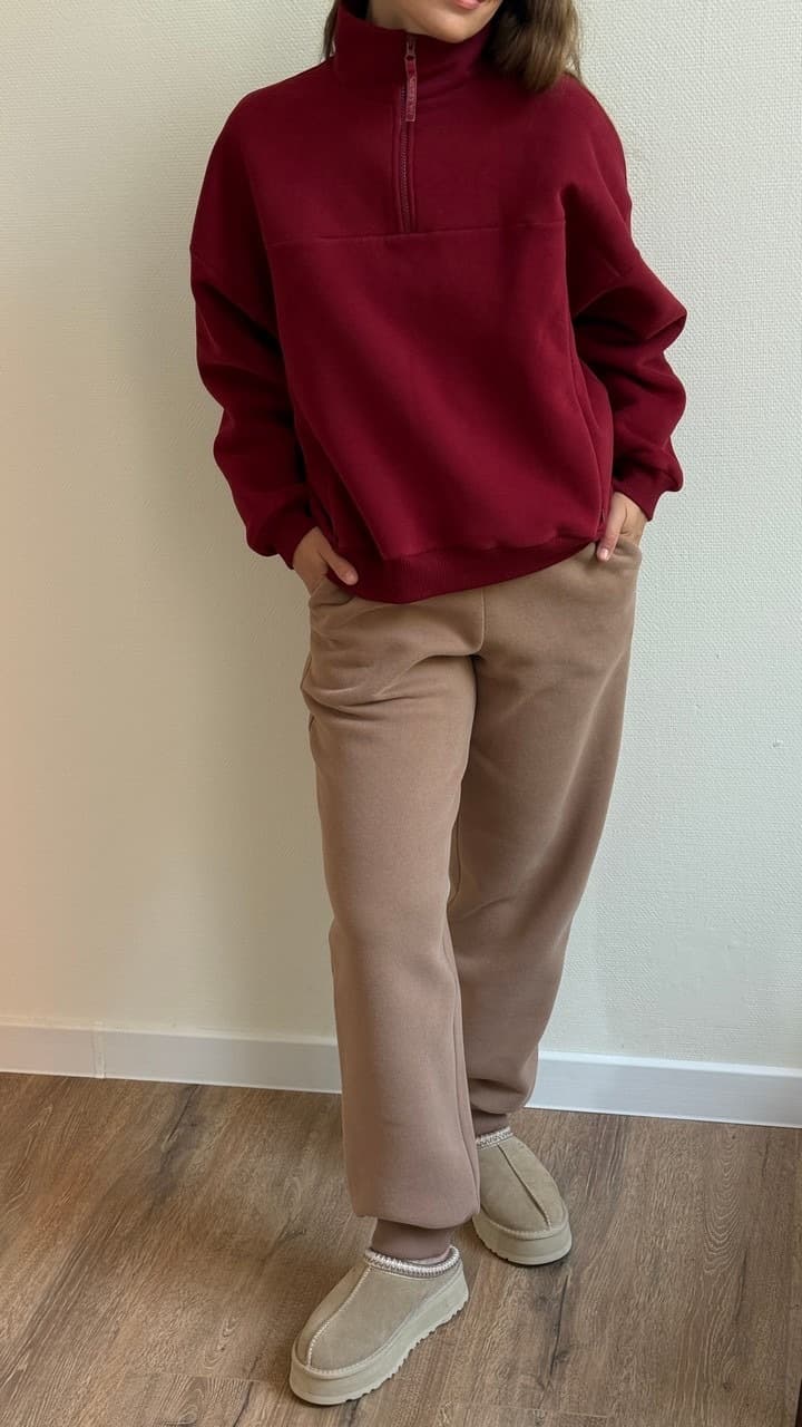 Брюки премиум утепленные, Мокко