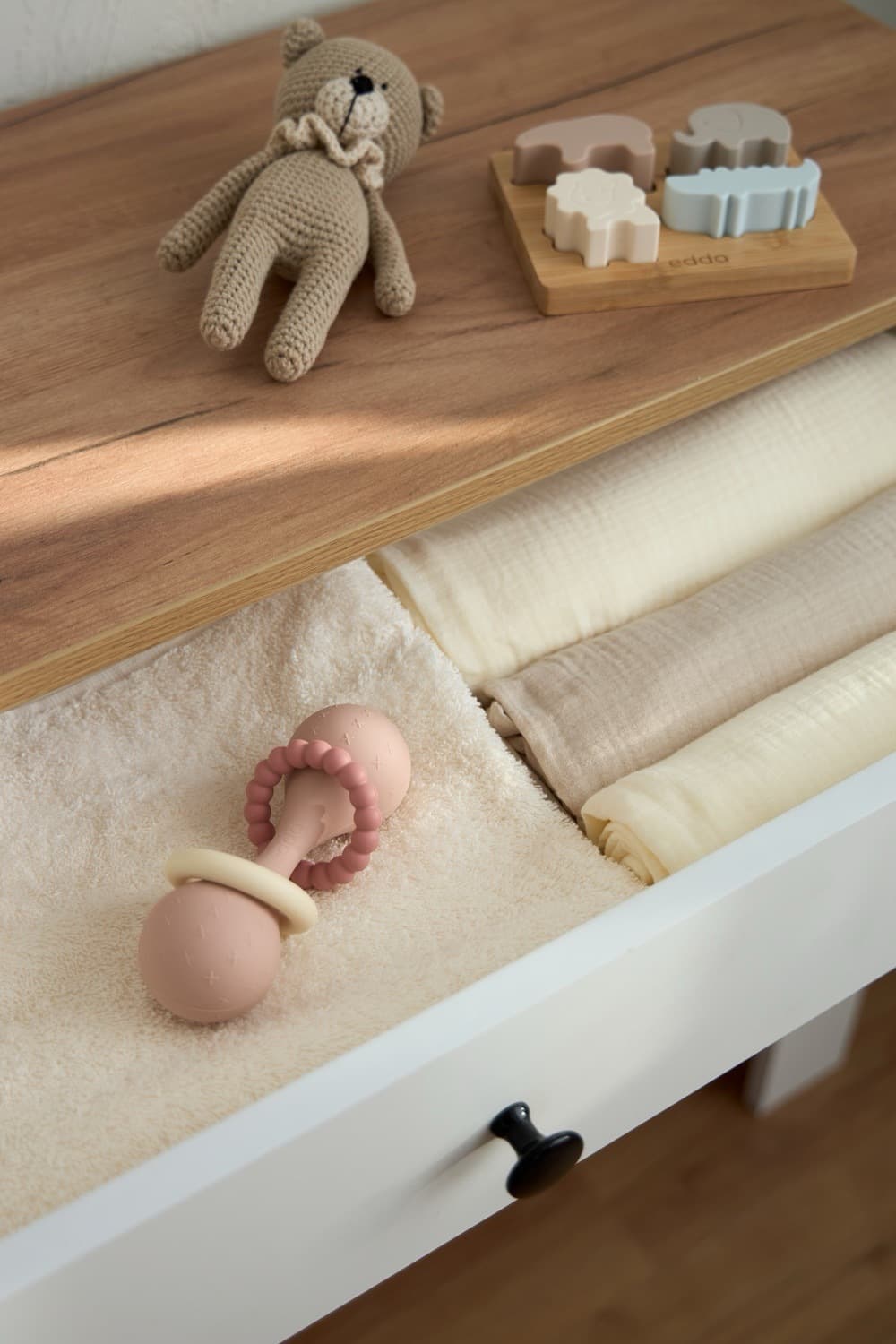 Погремушка Гантеля, Пудра