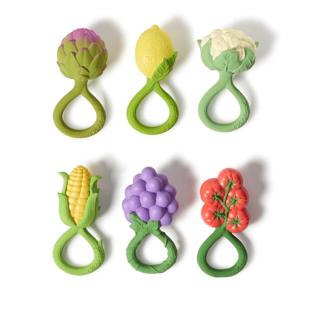 CAULIFLOWER RATTLE TOY, погремушка