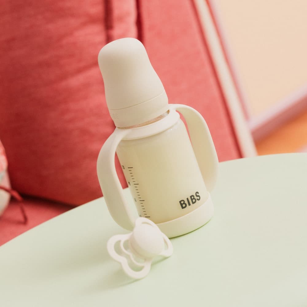 Стеклянная бутылочка BIBS - Ivory, 120 мл