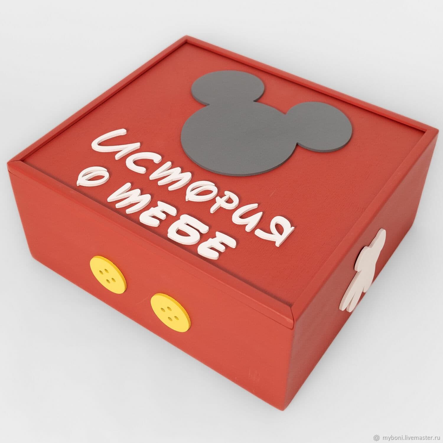 Мемори-бокс Красный - Микки Маус