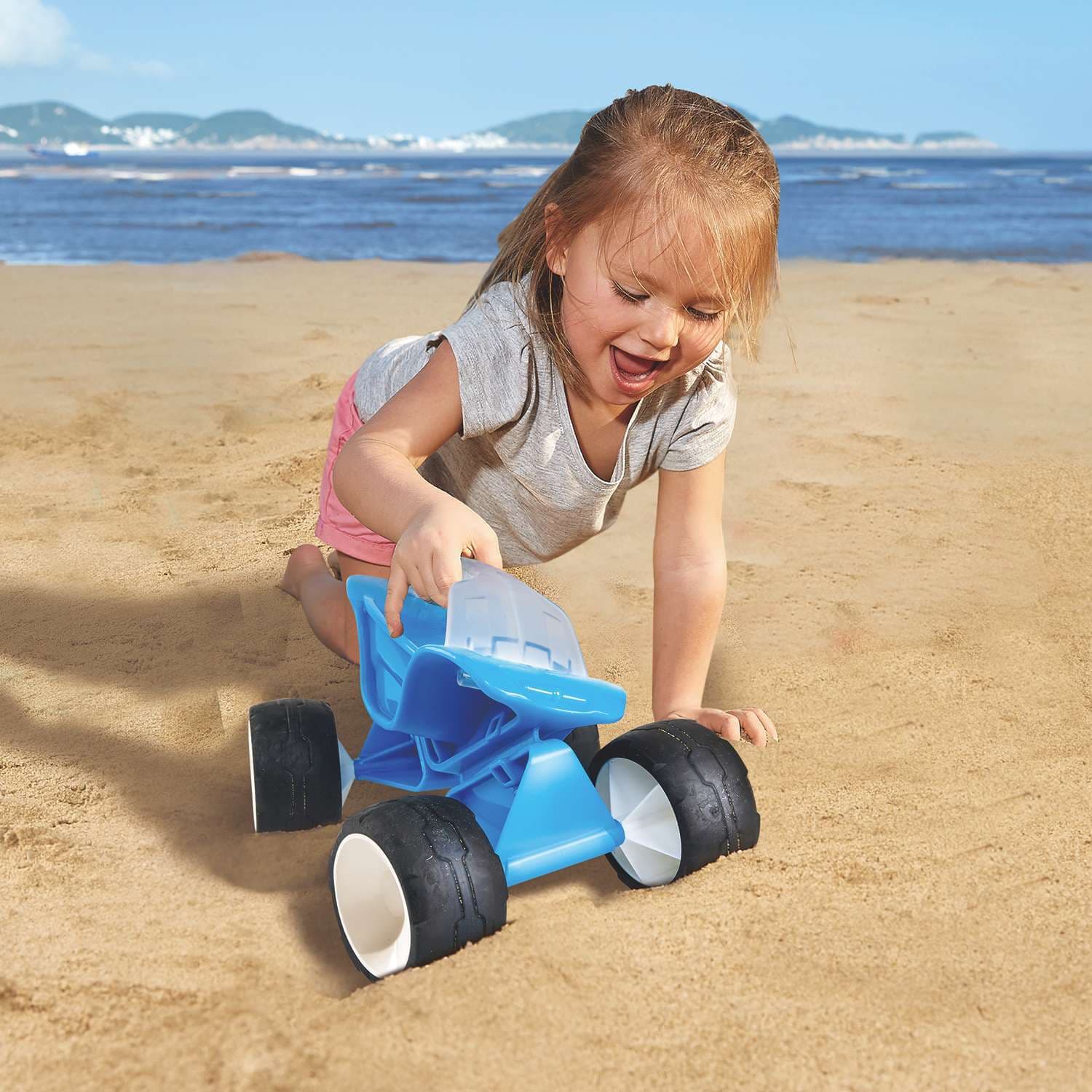 Машинка игрушка для пеская "Багги в Дюнах", синяя