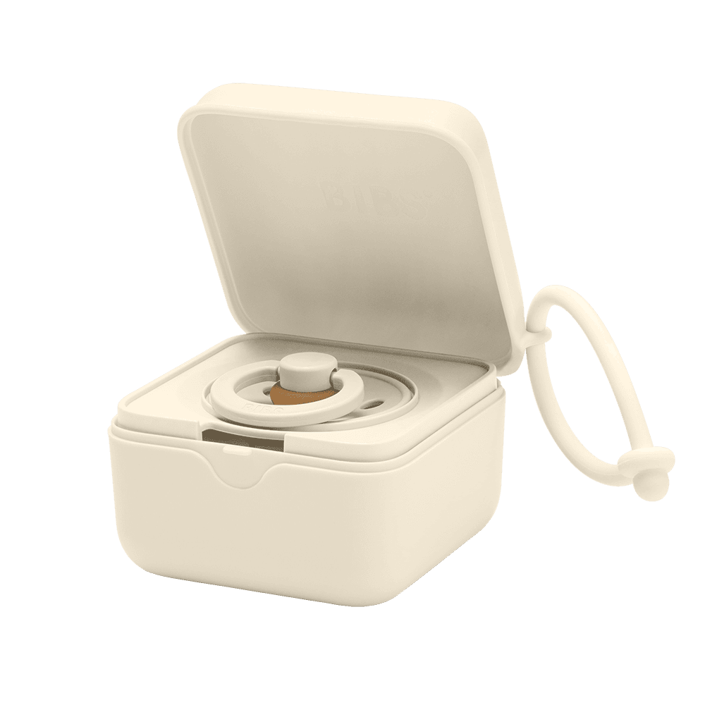 Контейнер для пустышки BIBS Pacifier Box Ivory
