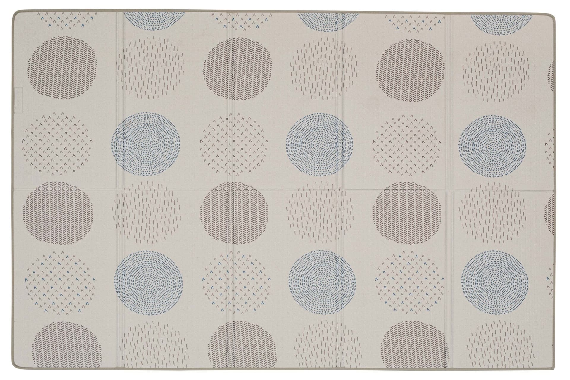 Складной коврик Sillky Portable 140x200x1 см, Уютные кружочки