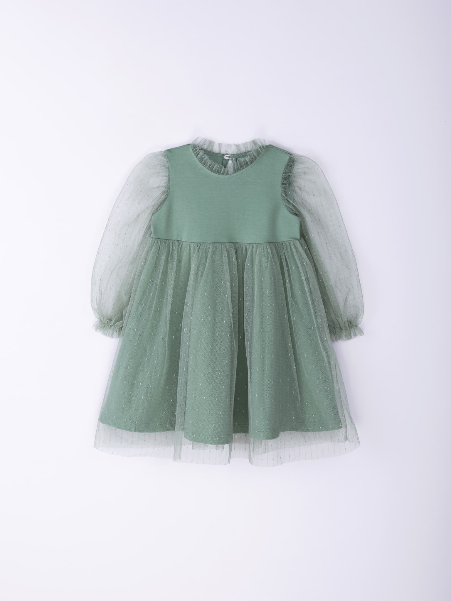 Наряд с длинным рукавом и юбкой из фатина "Мелисса"