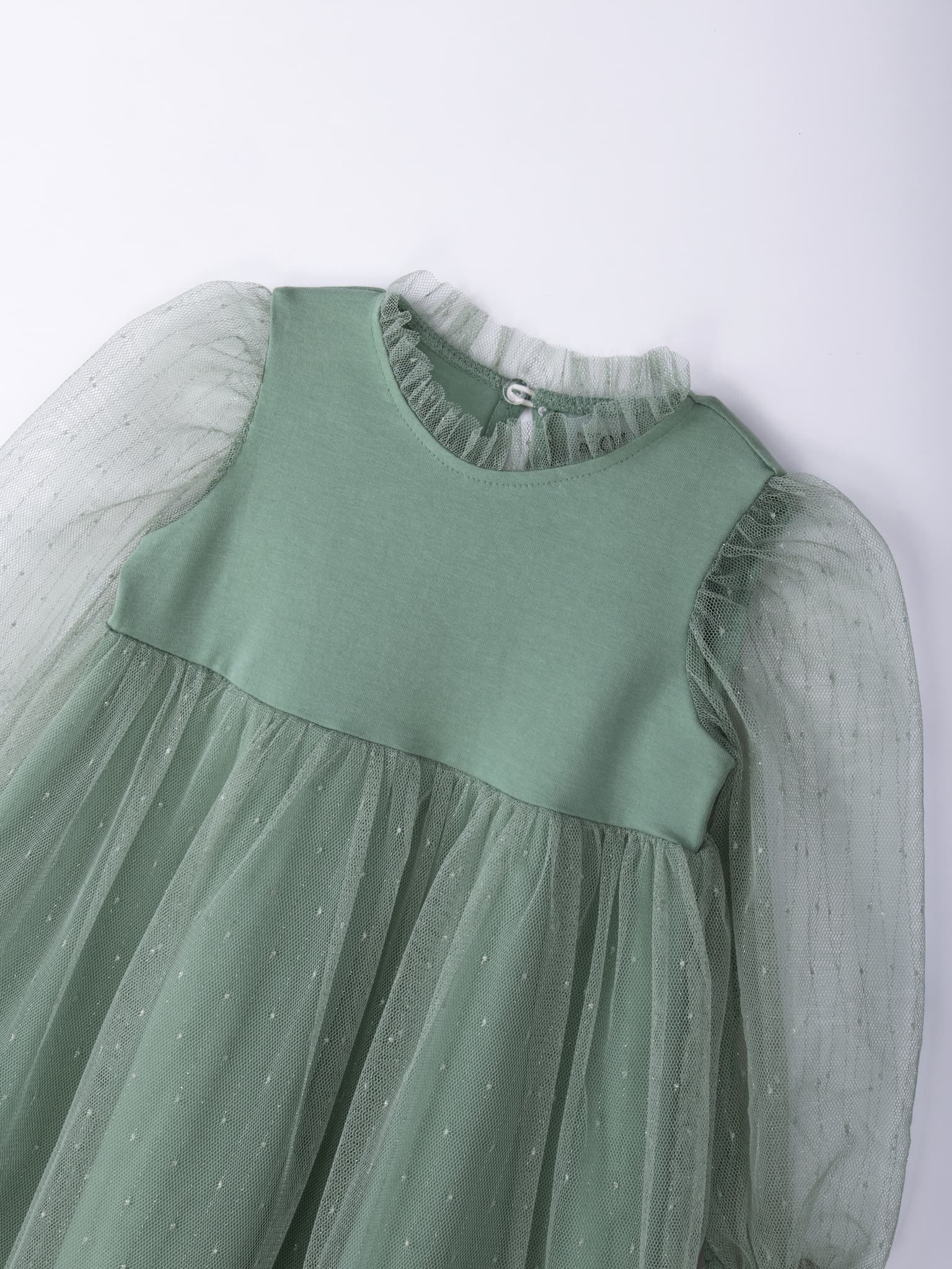 Наряд с длинным рукавом и юбкой из фатина "Мелисса"