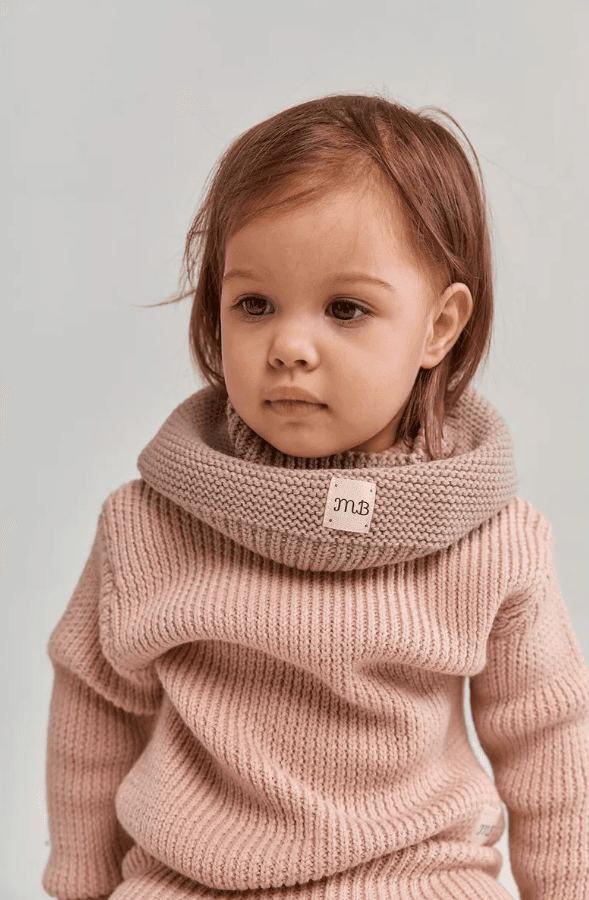 Снуд платочка, Кофейный, Универсальный