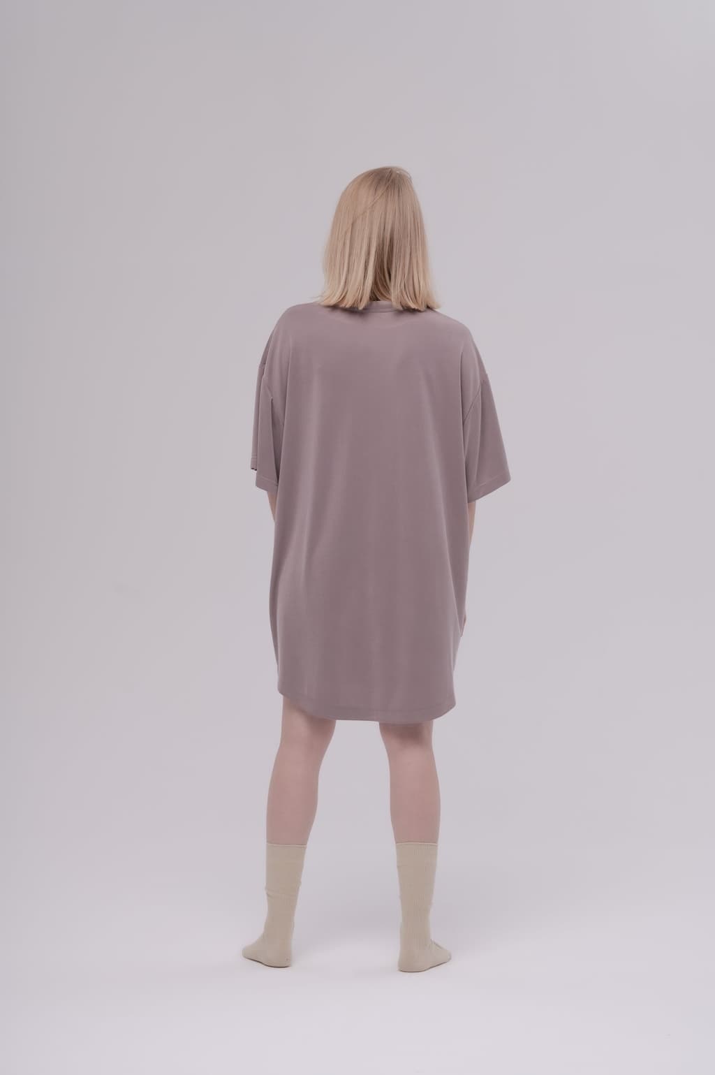 Удлинённая футболка Кофе