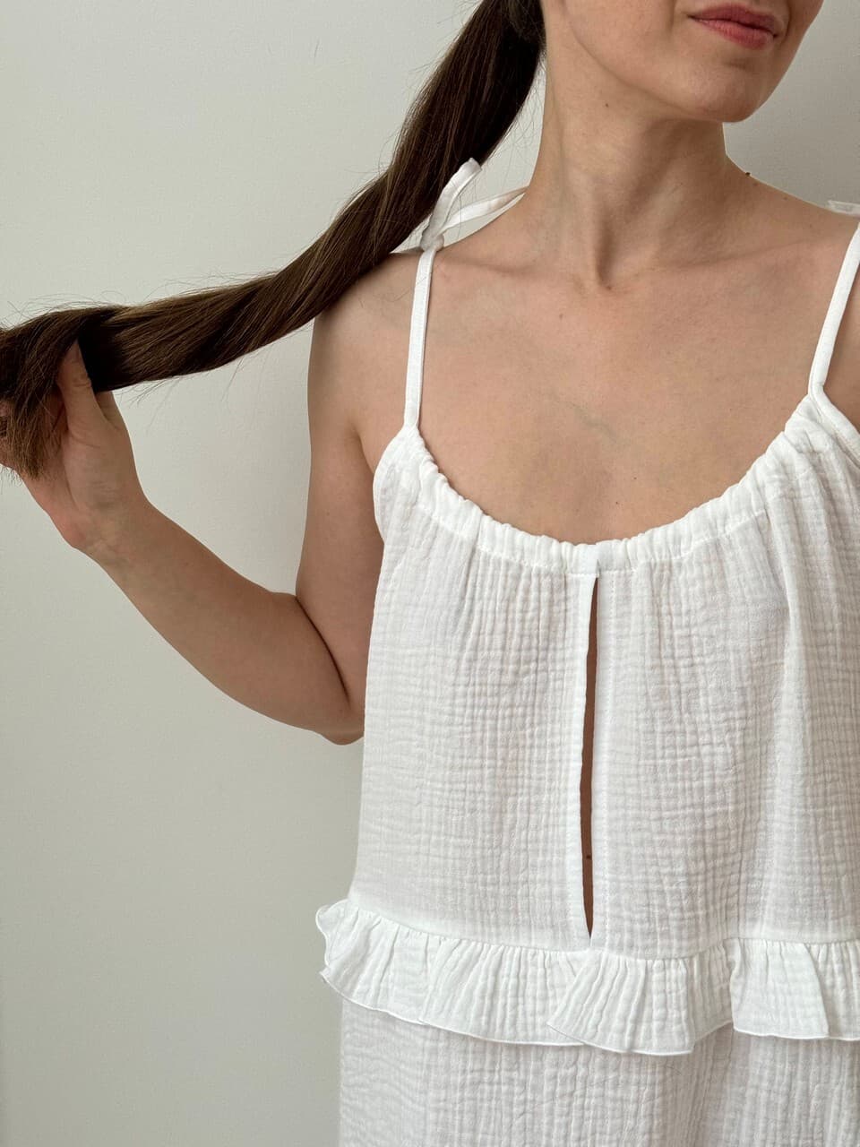 Ночная сорочка Эмили для беременных и кормящих, Айвори