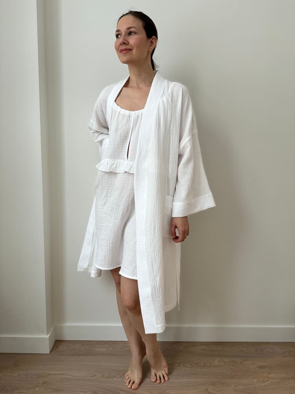 Ночная сорочка Эмили для беременных и кормящих, Айвори