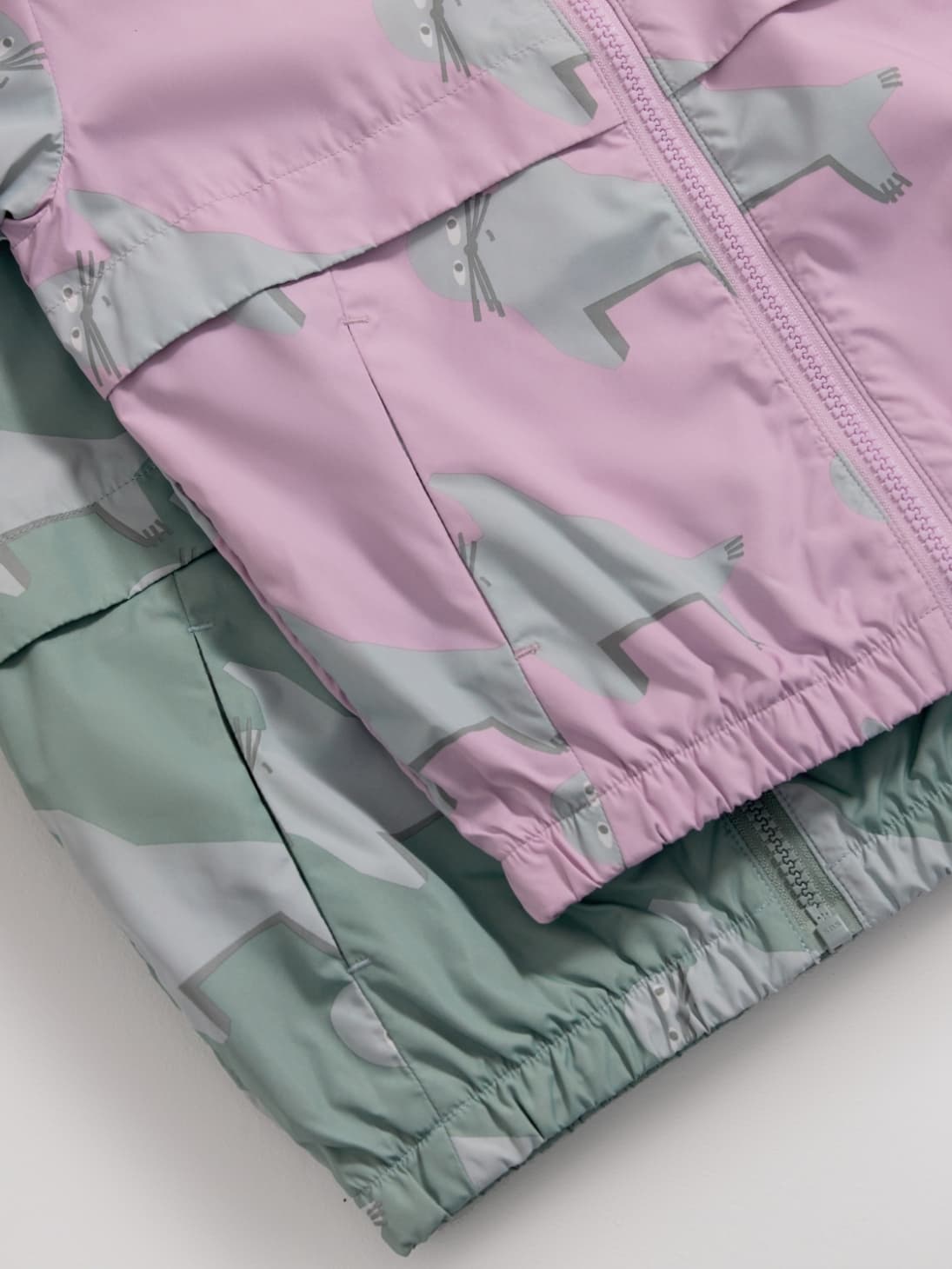 Ветровка Leokid Shells "Sea Tot Green"