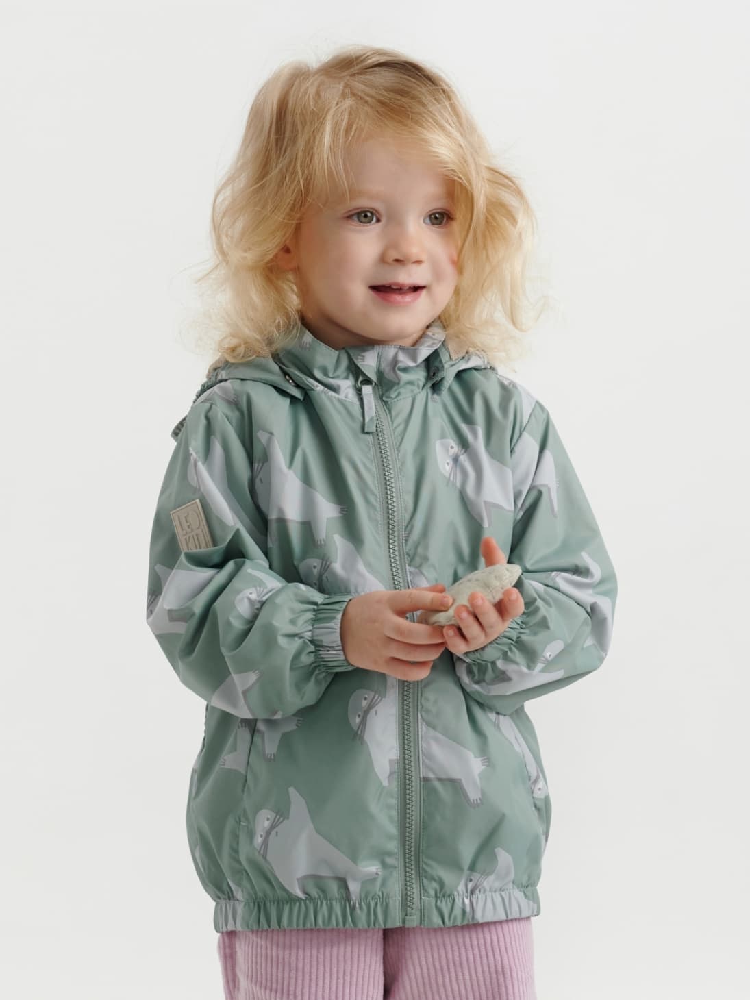 Ветровка Leokid Shells "Sea Tot Green"