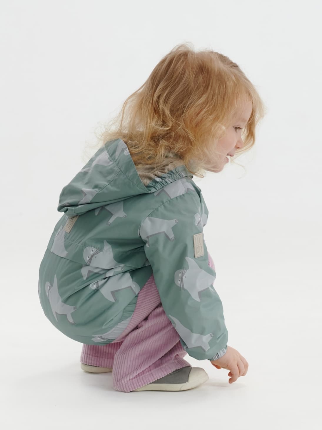 Ветровка Leokid Shells "Sea Tot Green"