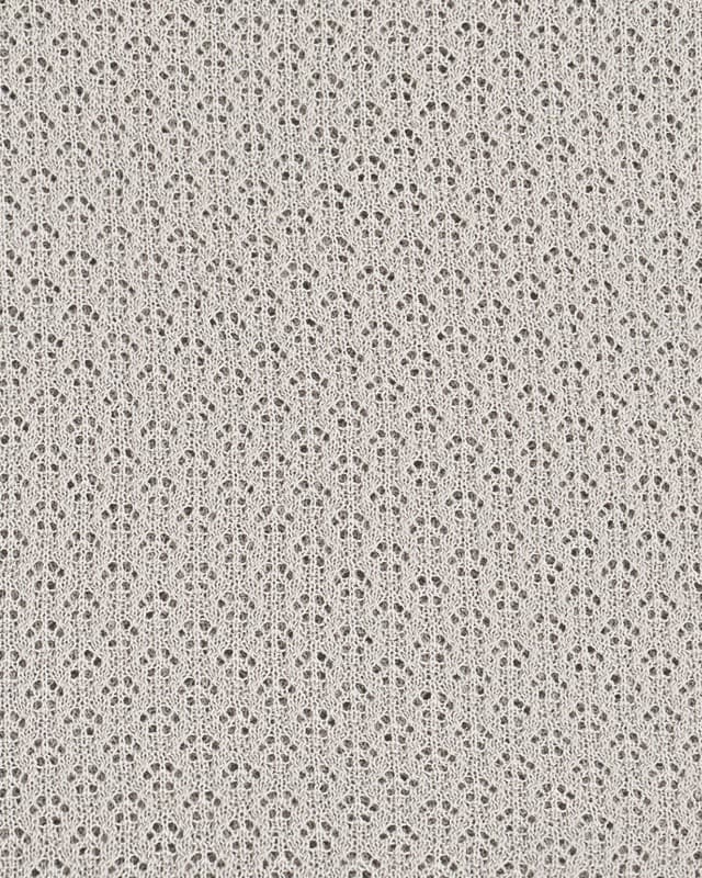 Плед-пелёнка ажурная Loomknits Светло-серый