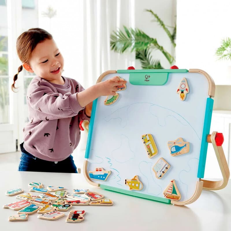 Игровой набор магнитных фигурок, транспорт