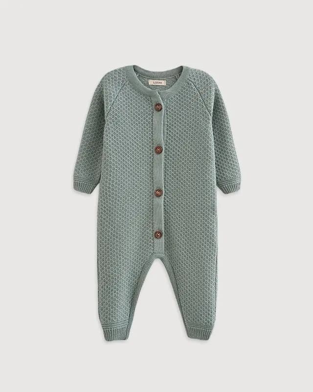 Комбинезон текстурный Серо-зелёный