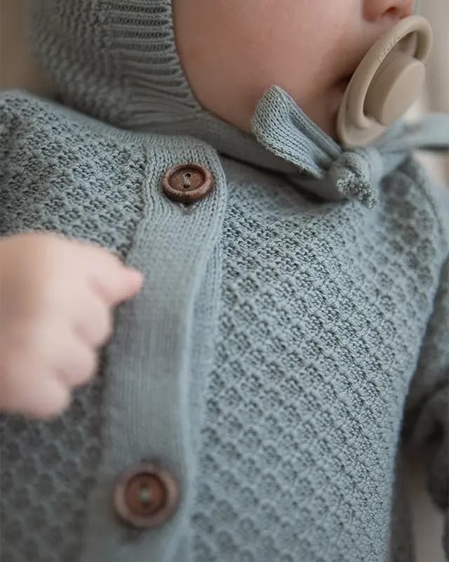 Комбинезон текстурный Серо-зелёный