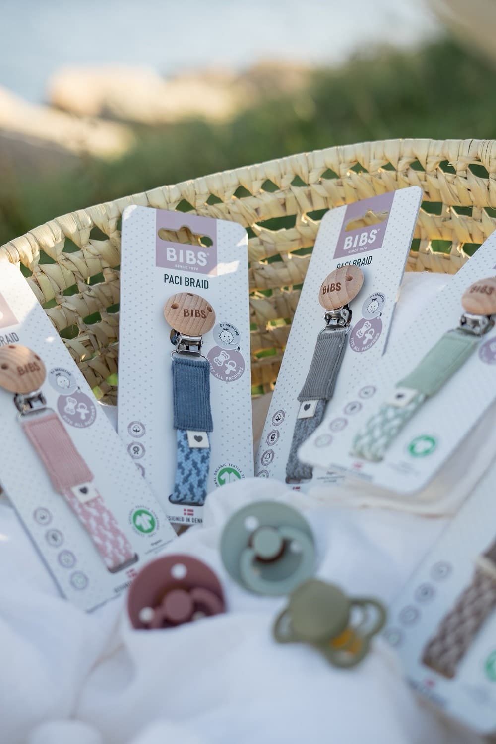 Держатель для пустышки BIBS - Blush/Ivory