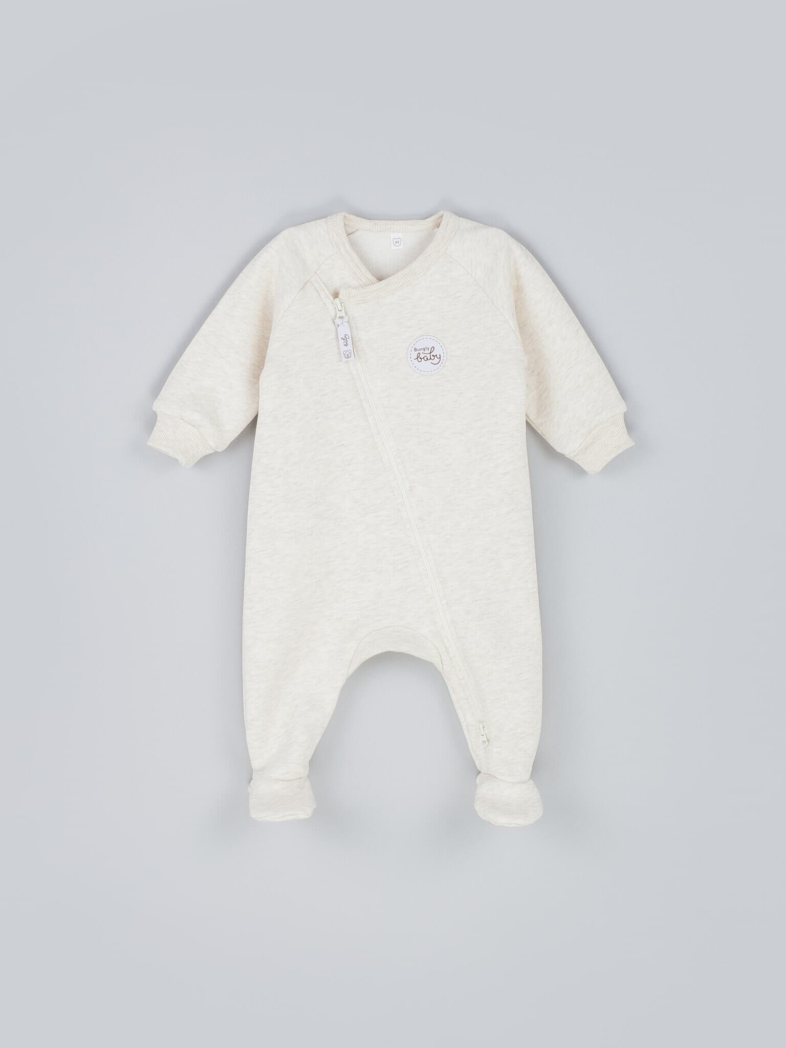 Комбинезон с начёсом, "Ванильный пудинг"
