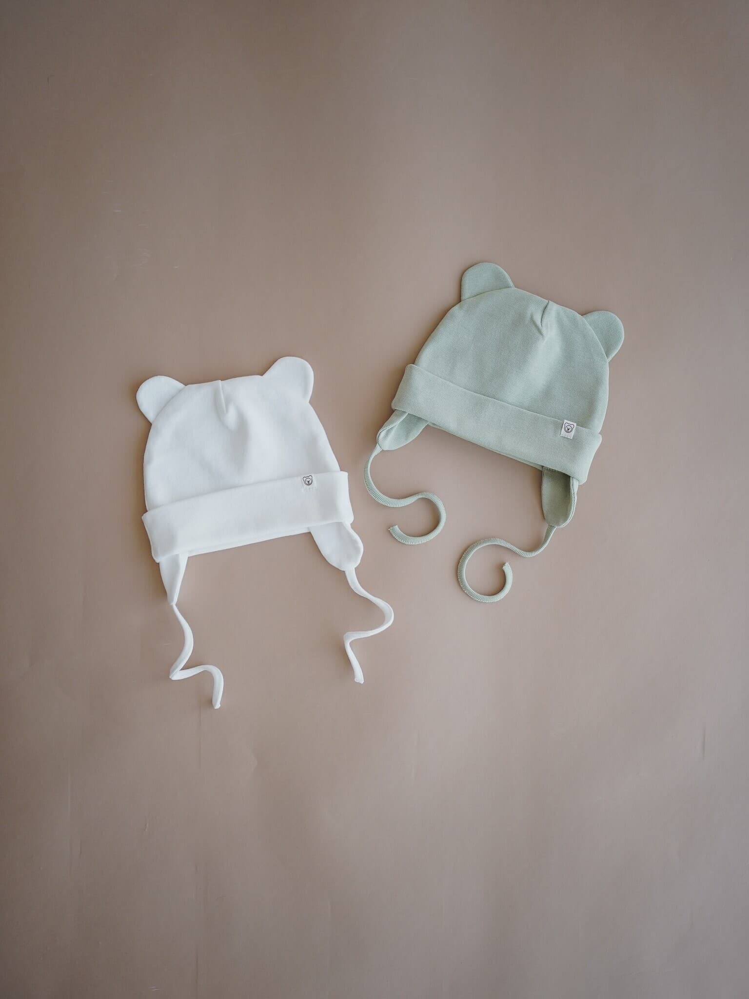 Шапка трикотажная двухслойная "Молоко"