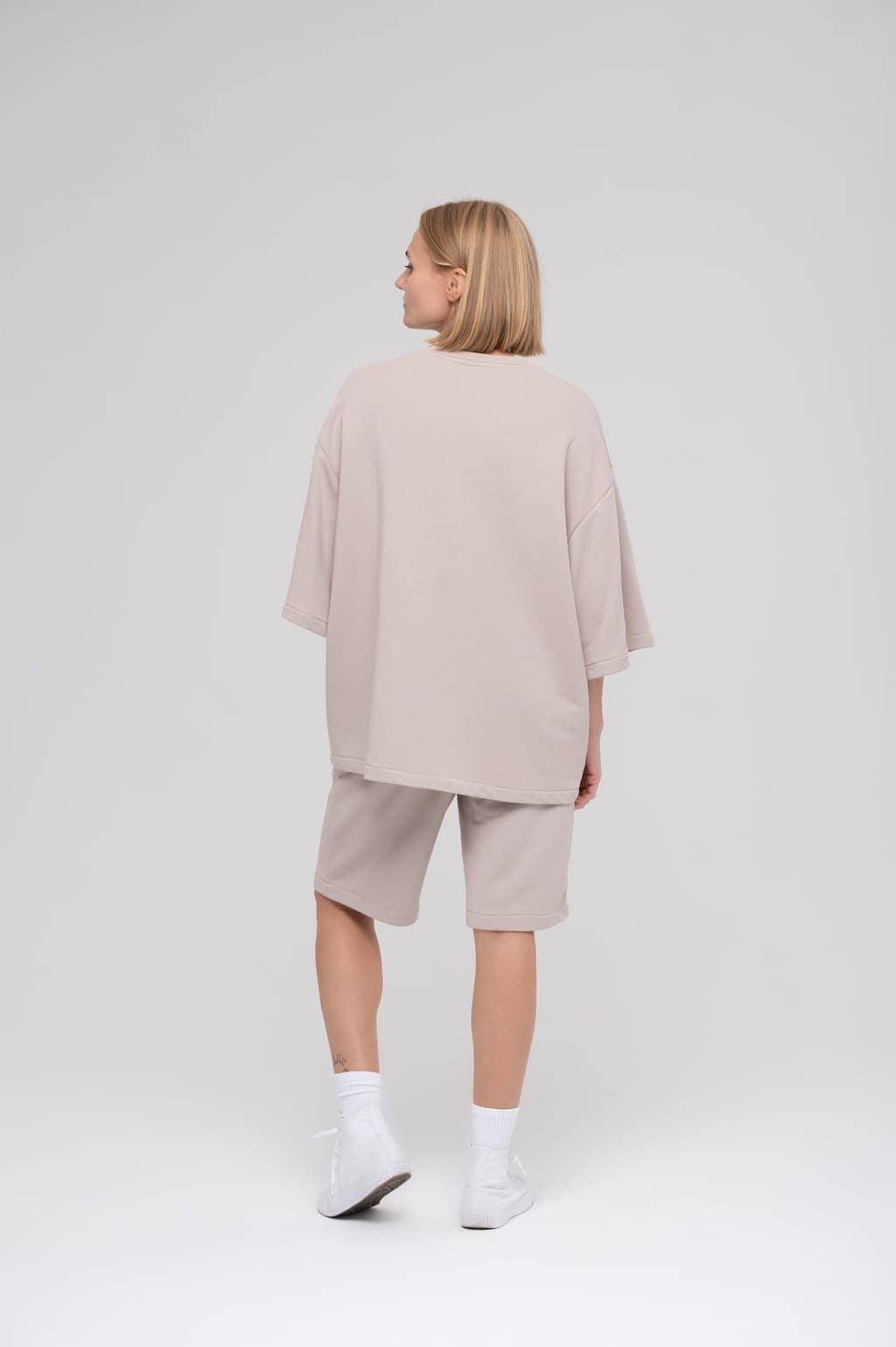 Костюм с шортами, Бежевый